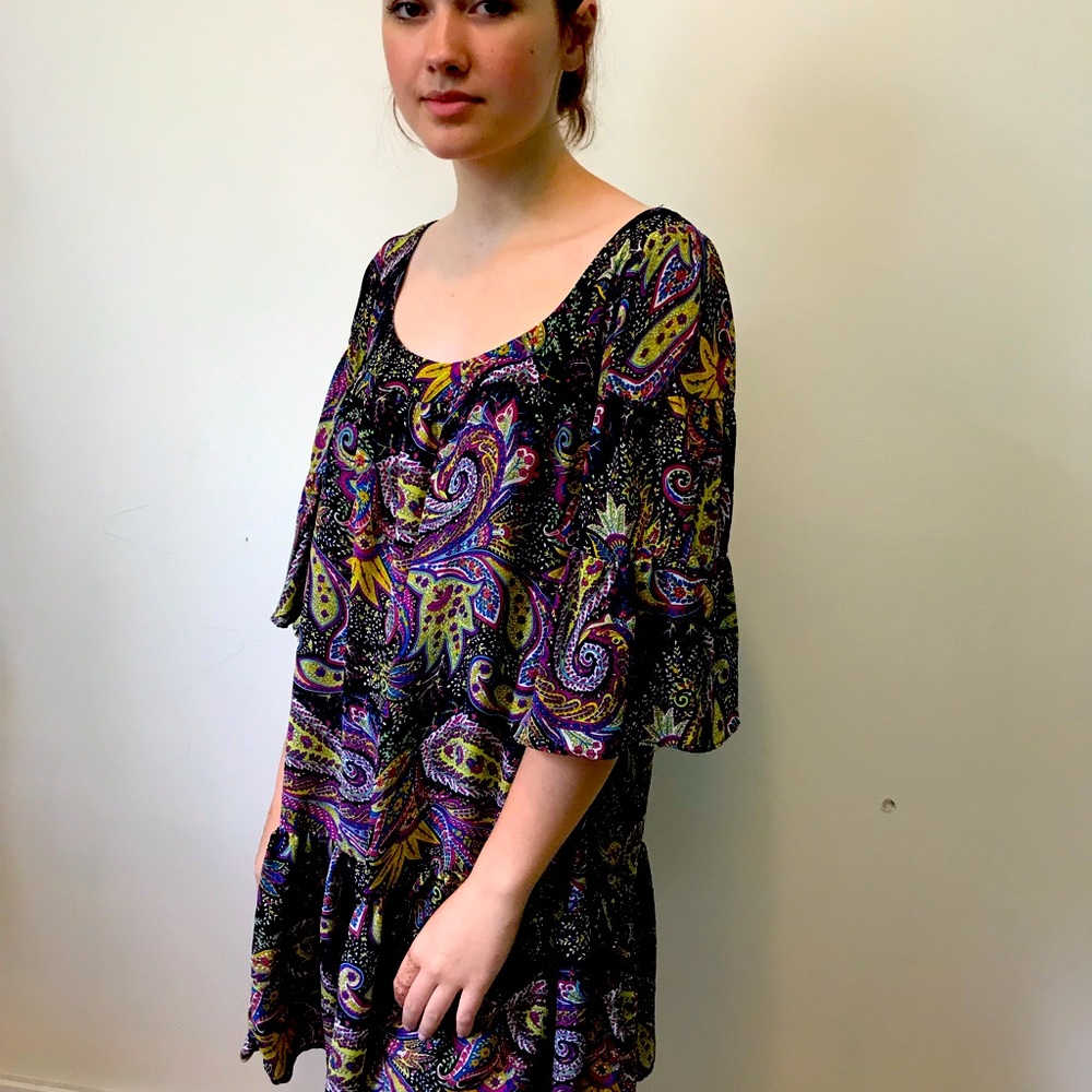 Zara empire doll dress in paisley love. Easy to wear and take care!